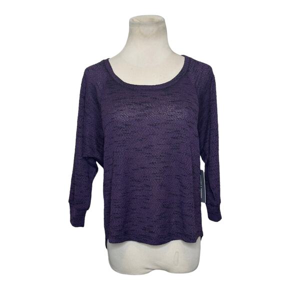 Threads 4 Thought purple short sleeves lightweight sweater size small - Picture 10 of 12